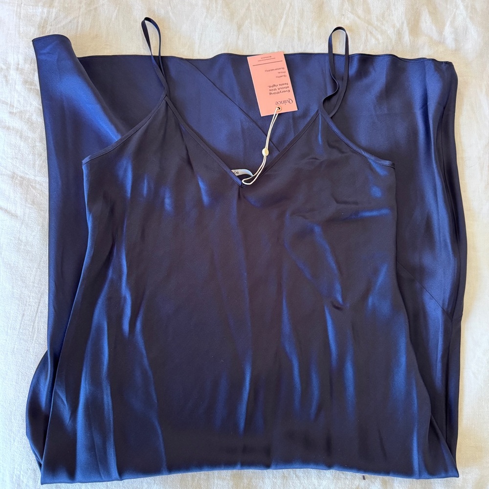 Quince Navy Blue Dress - Picture 2 of 7